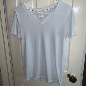 White V-Neck Tee Shirt